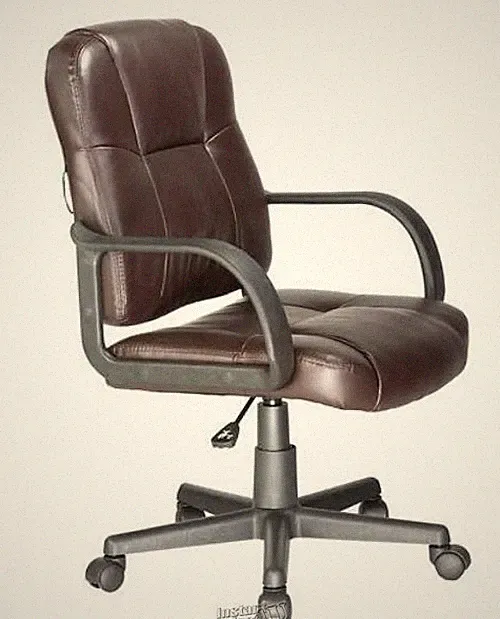 Comfort Products-Task Office Desk Massage Chair Leather 19"Lx19"D seating area