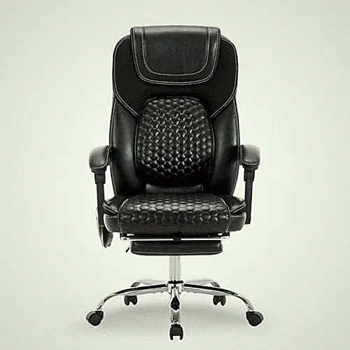 Executive Office Chair with Massage and Heat, Ergonomic set of 1 Black