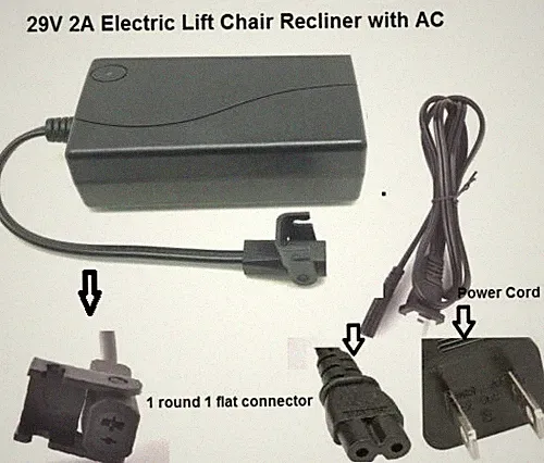 Pride Limoss Lift Chair Power Recliner Switching Power Supply Transformer cords